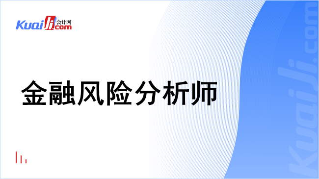 金融风险分析师